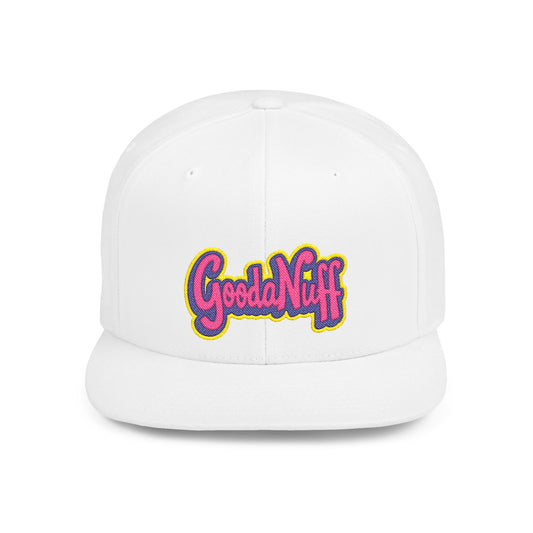 GoodaNuff Embroidery Flat Bill Cap