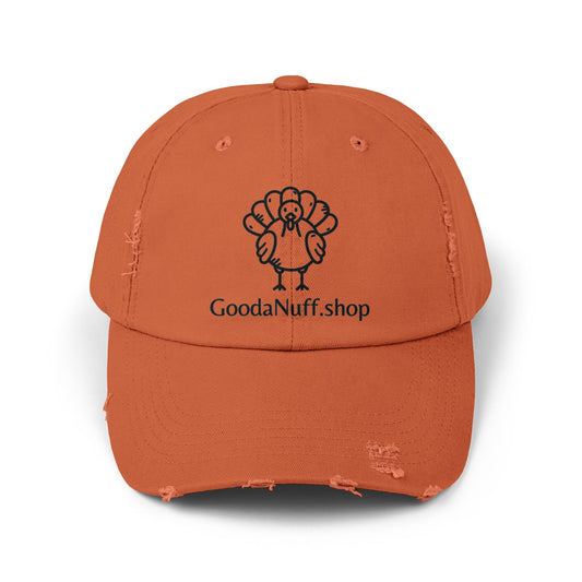 Thanksgiving Turkey...GoodaNuff Distressed Baseball Cap