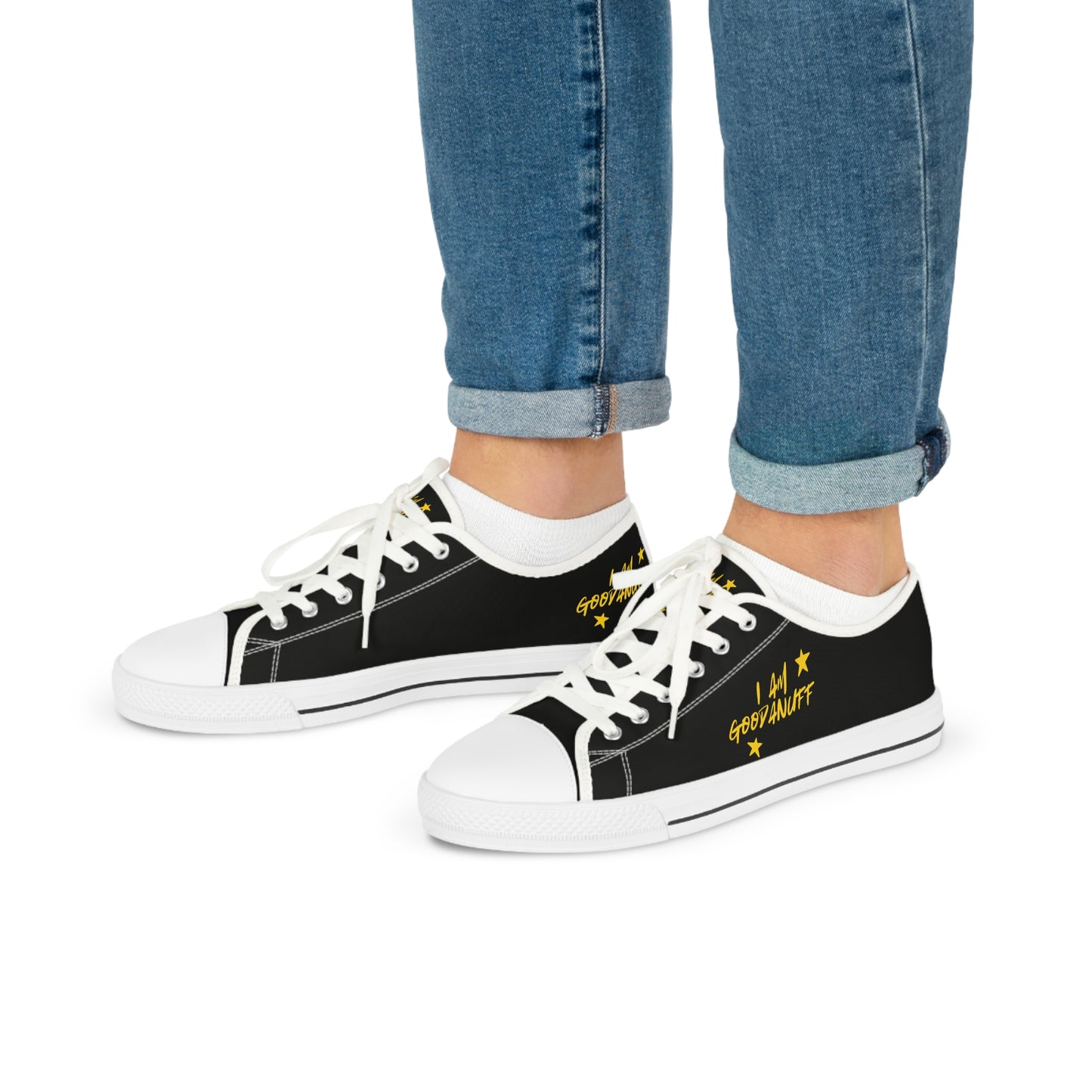 I AM GoodaNuff Mens Low Top Sneakers