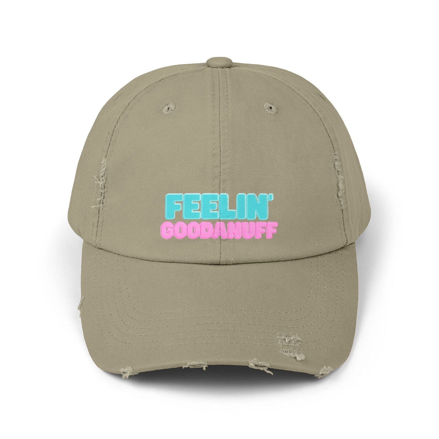 Feelin GoodaNuff Distressed Baseball Cap