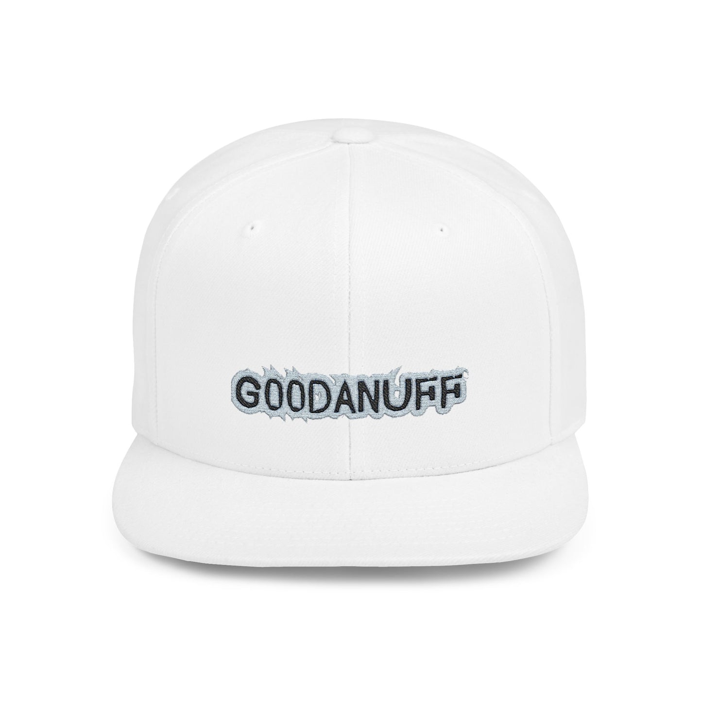 Get it. Got it. GoodaNuff Embroidery Flat Bill Cap