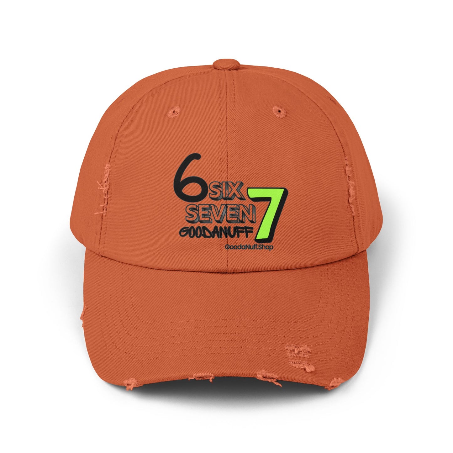 Six 7 GoodaNuff Distressed Baseball Cap