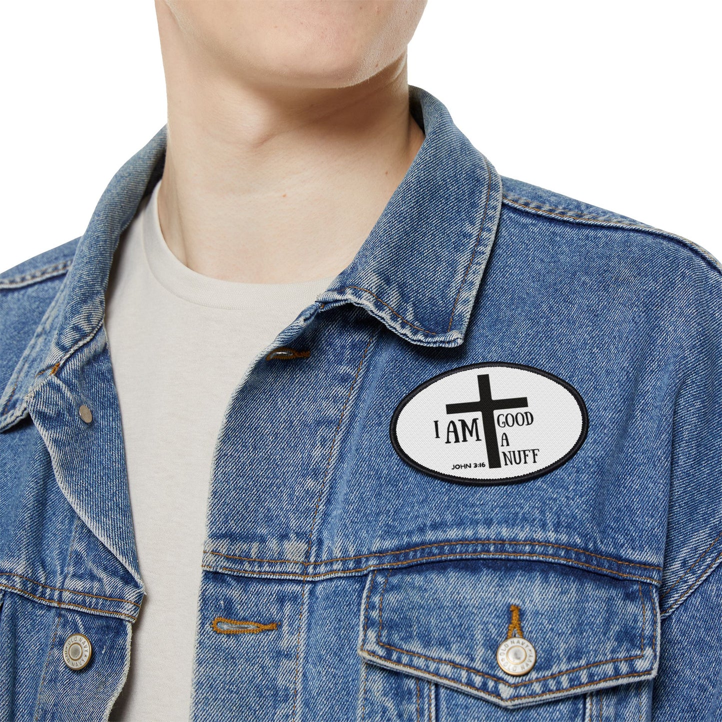 I AM GoodaNuff Iron-on Patch