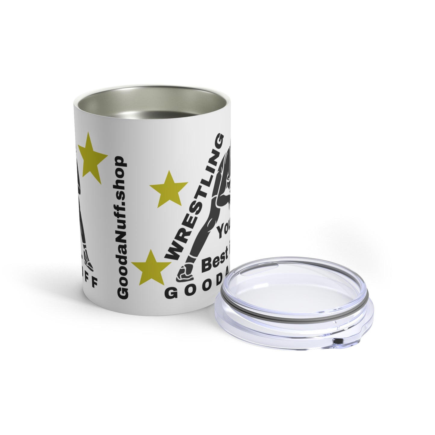 Wrestling Your Best is GoodaNuff Small Tumbler