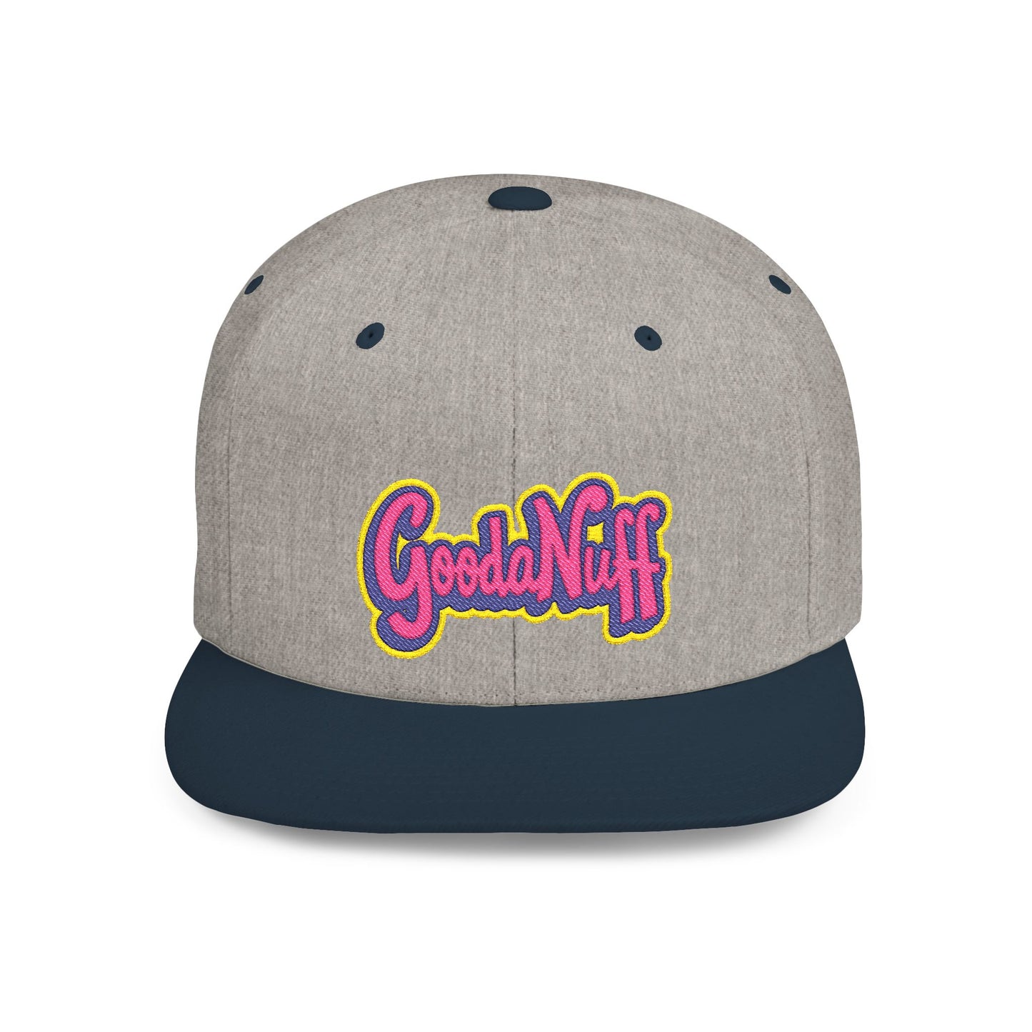 GoodaNuff Embroidery Flat Bill Cap