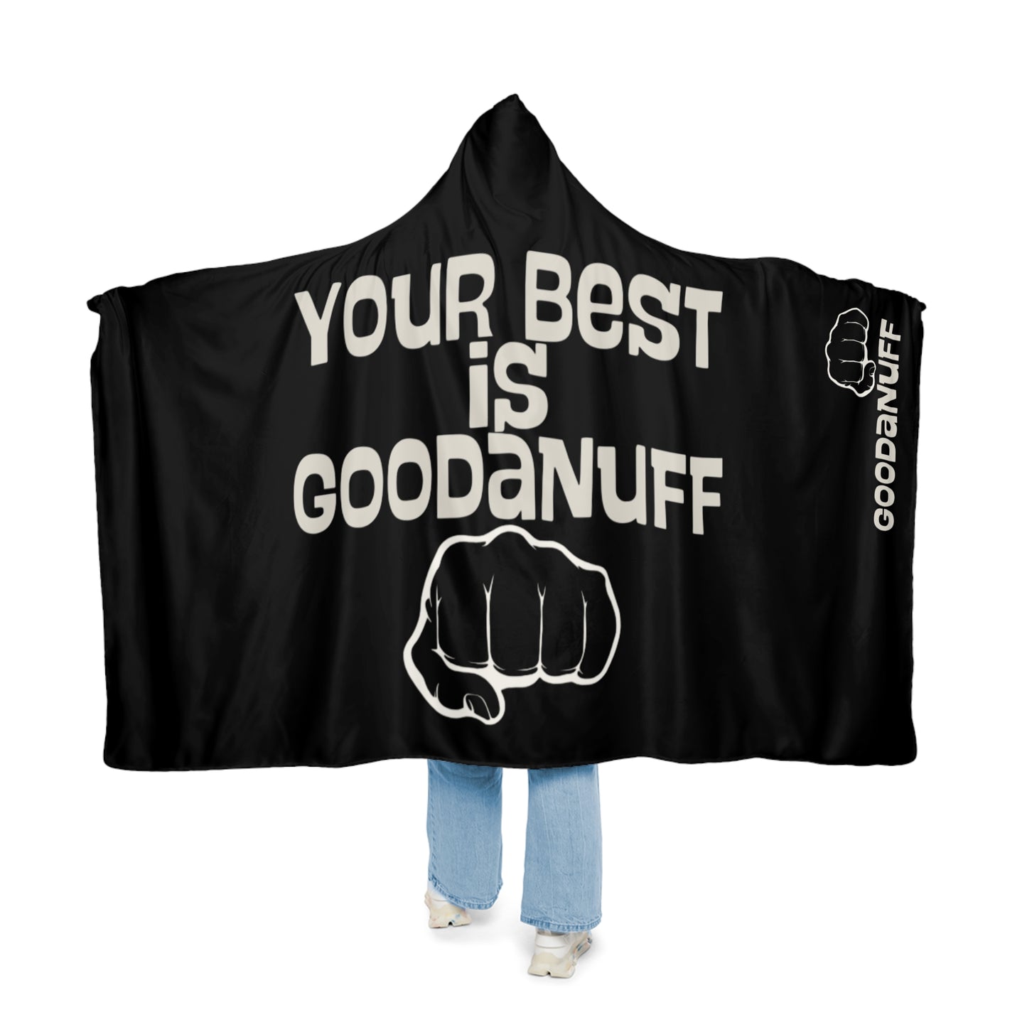 Your Best is…GoodaNuff Lightweight Hoodie Blanket