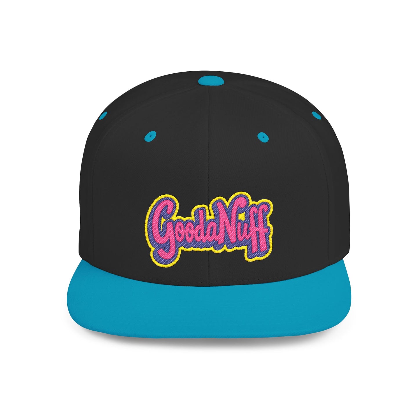 GoodaNuff Embroidery Flat Bill Cap