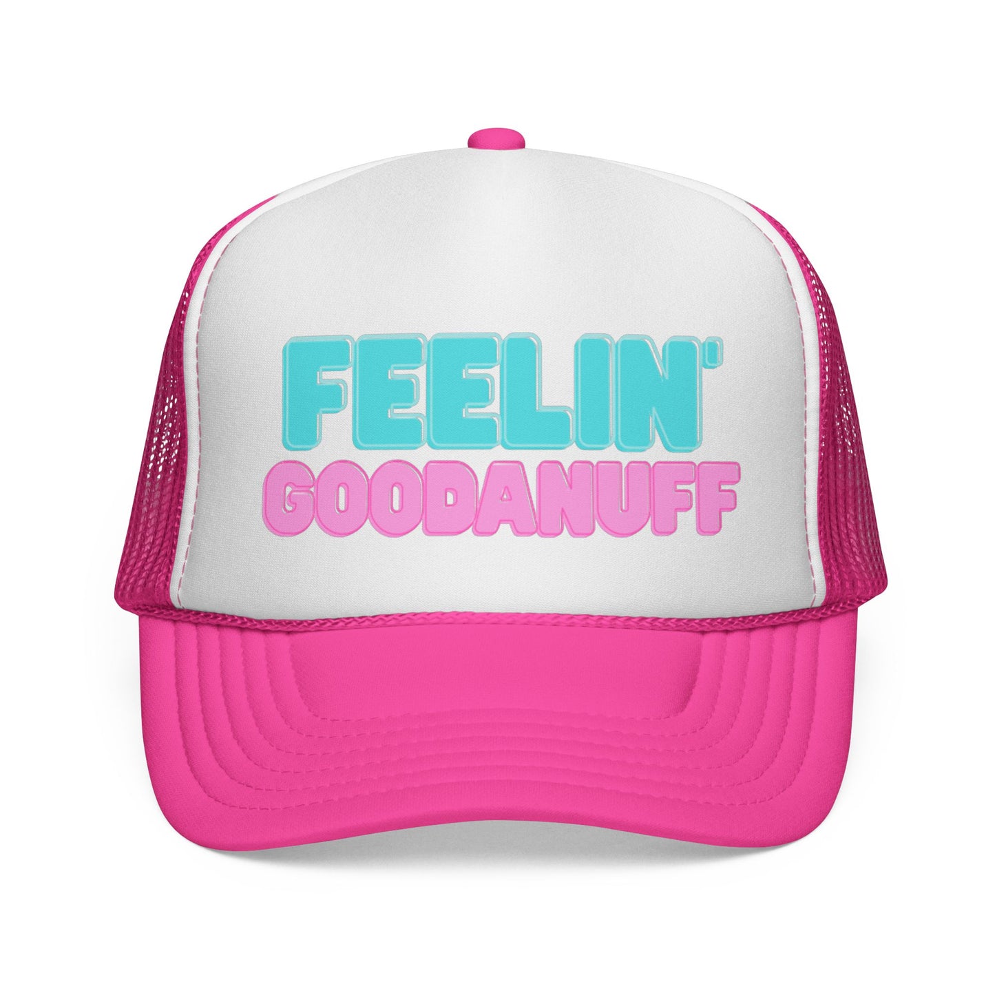 Puff Pink GoodaNuff Trucker Hat