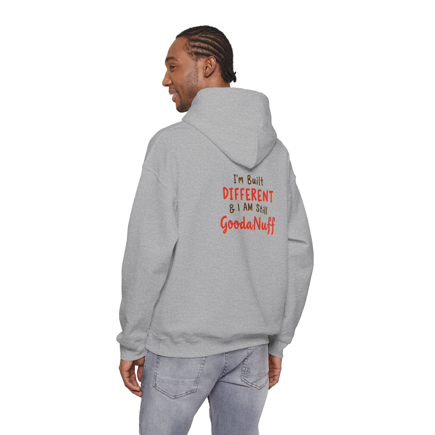 I'm Built Different & I AM GoodaNuff Unisex Hoodie