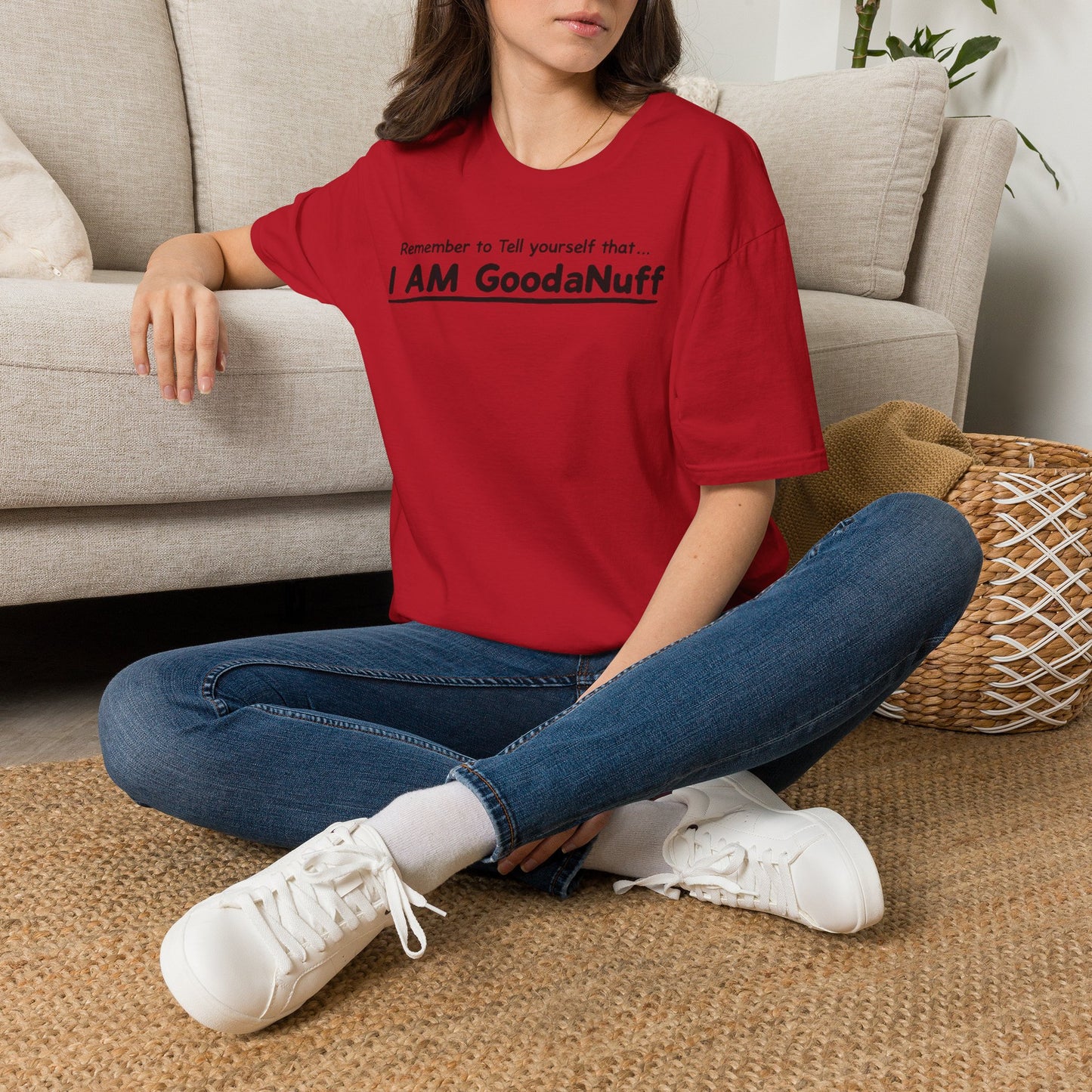 Remember to Tell yourself that...I AM GoodaNuff Unisex Softstyle T-Shirt