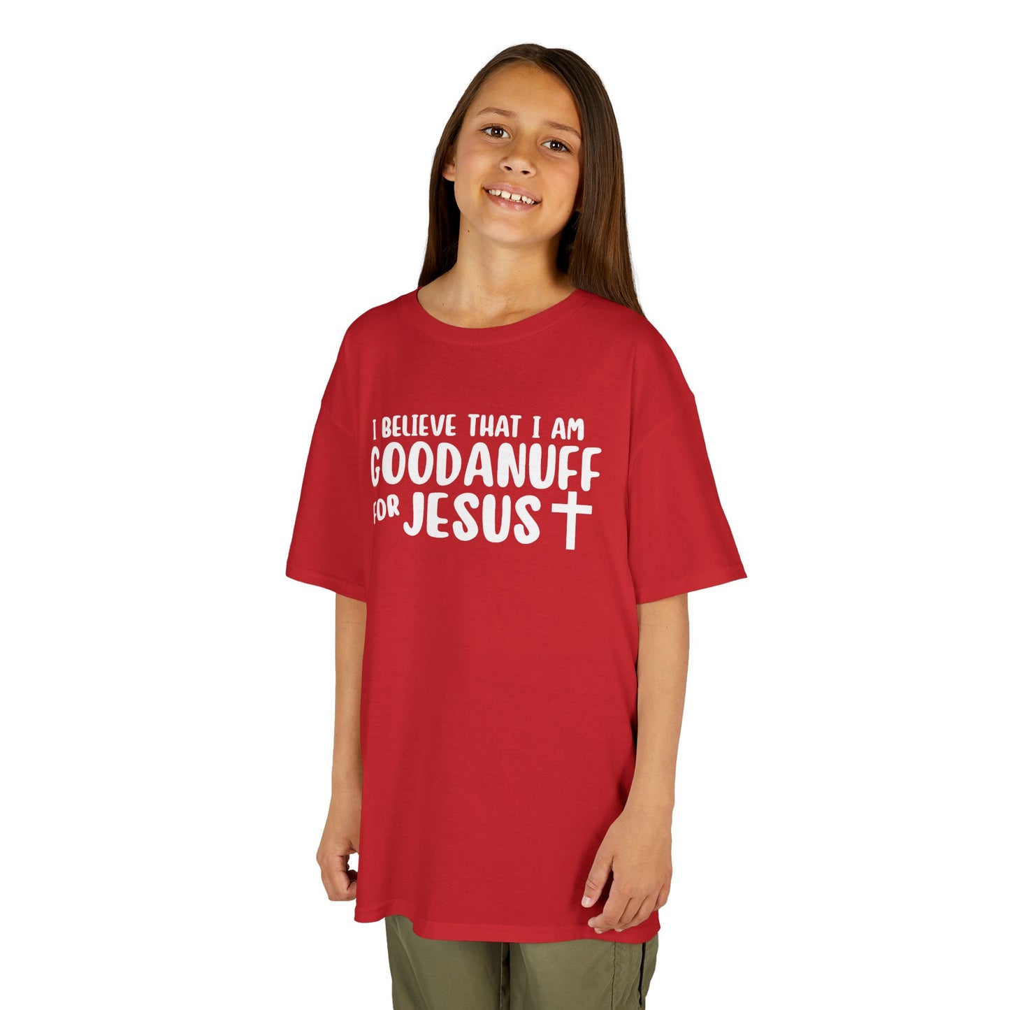 I Believe that I am GoodaNuff for Jesus Unisex Youth T-Shirt