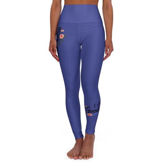 I Am GoodaNuff High Waist Yoga Leggings