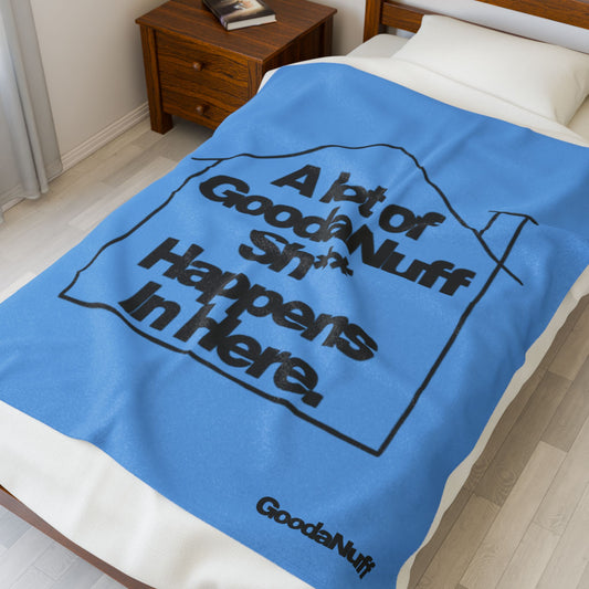 A lot of GoodaNuff Sh** Throw Blanket