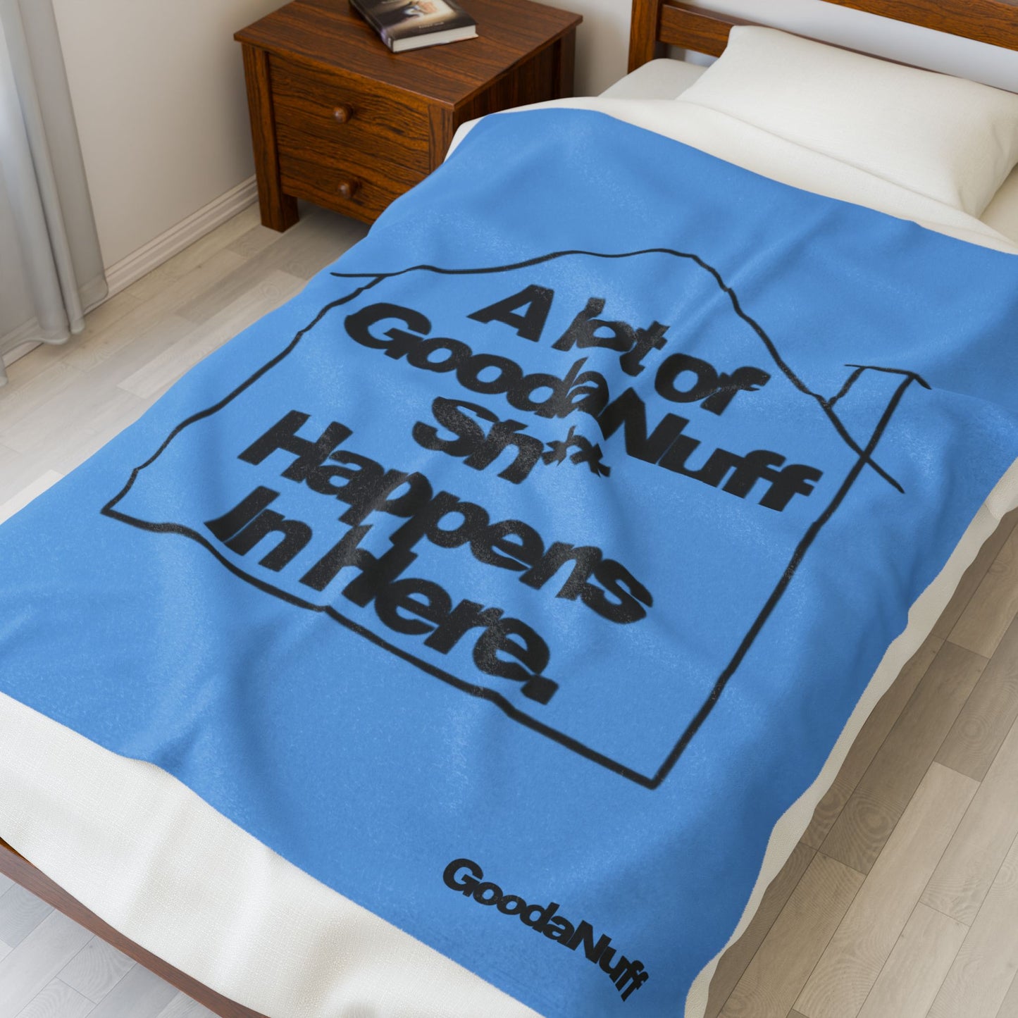 A lot of GoodaNuff Sh** Throw Blanket