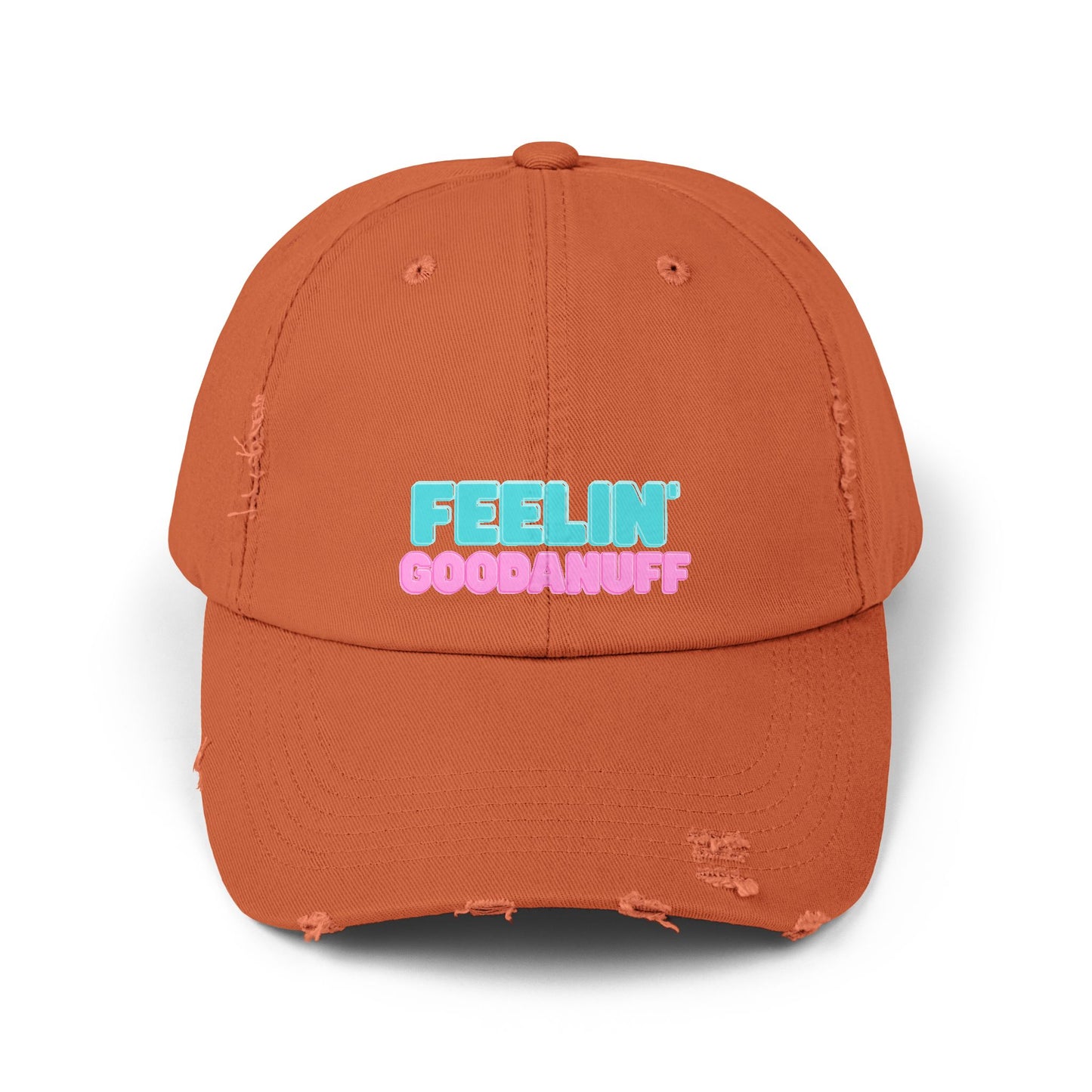 Feelin GoodaNuff Distressed Baseball Cap