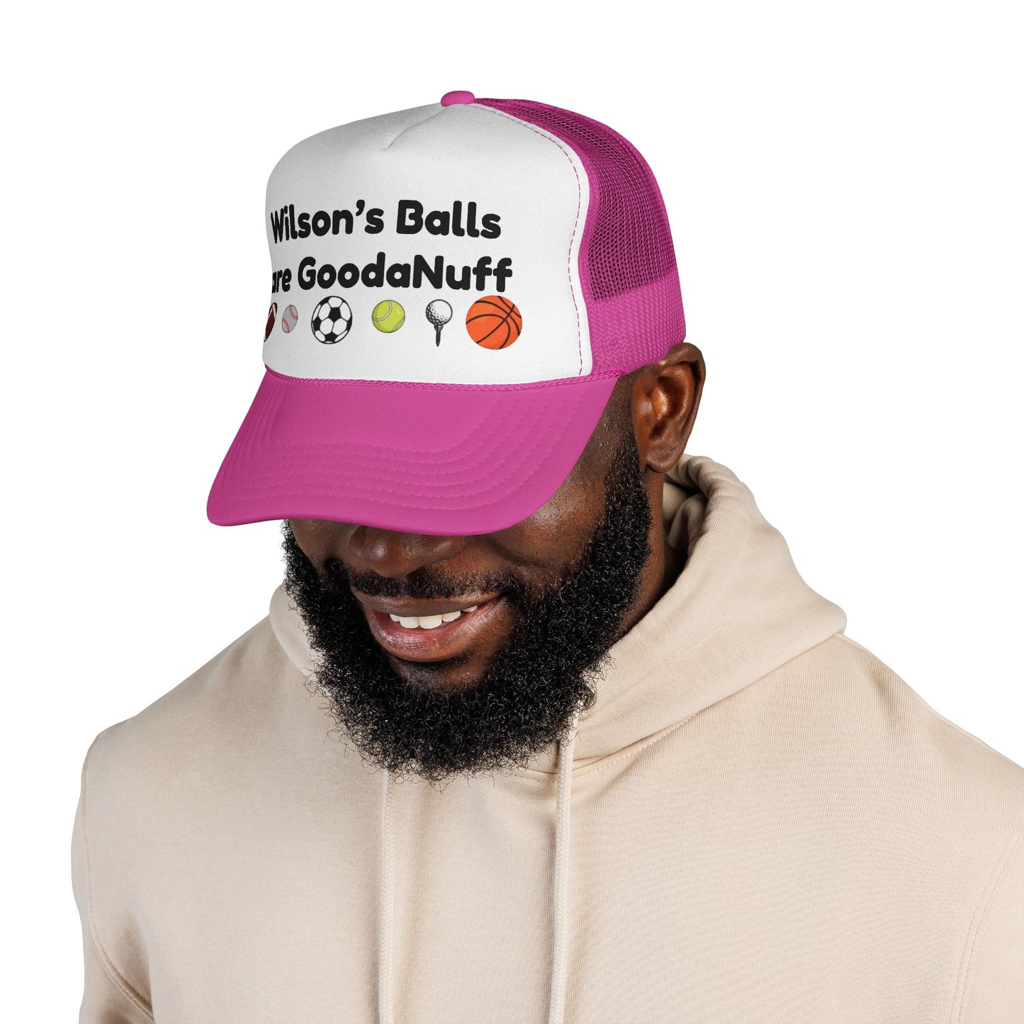 Wilson's Balls are GoodaNuff Trucker Hat