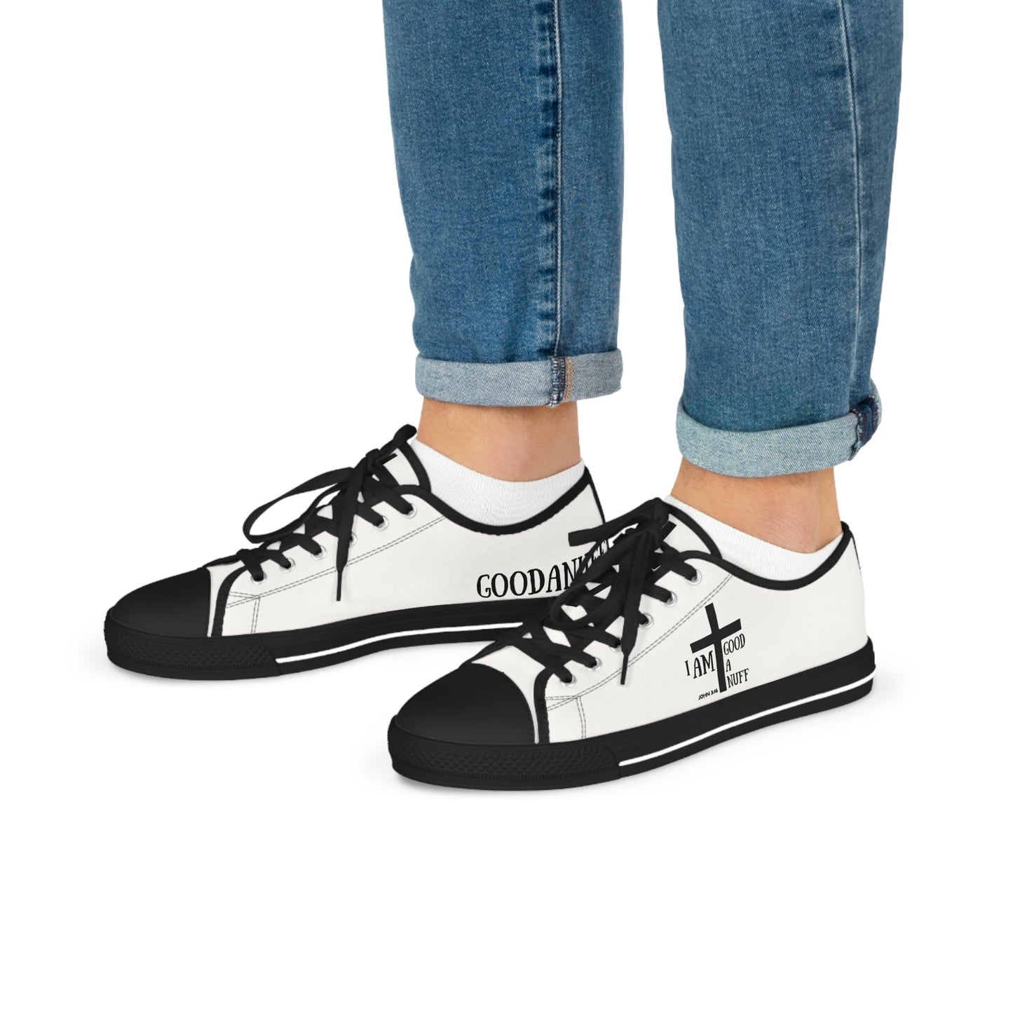I AM GoodaNuff Mens Low Top Sneakers