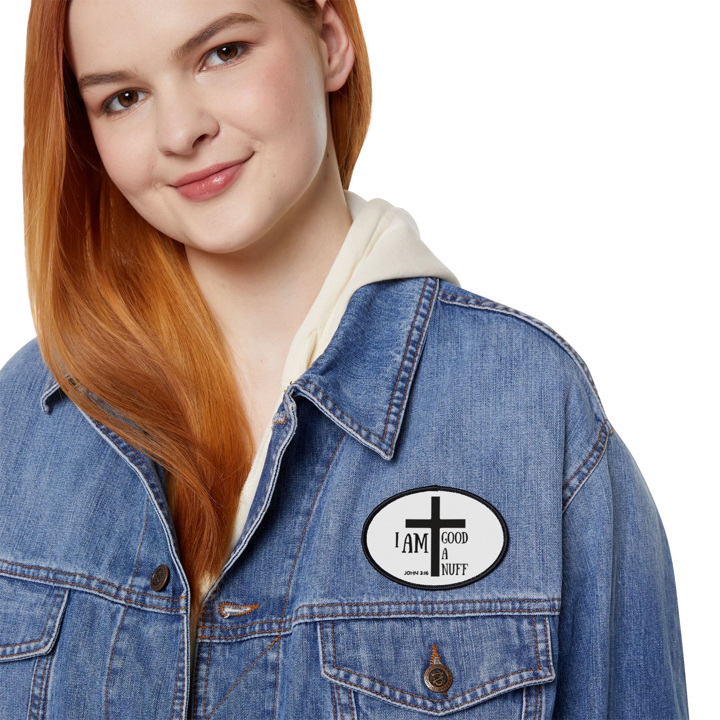 I AM GoodaNuff Iron-on Patch