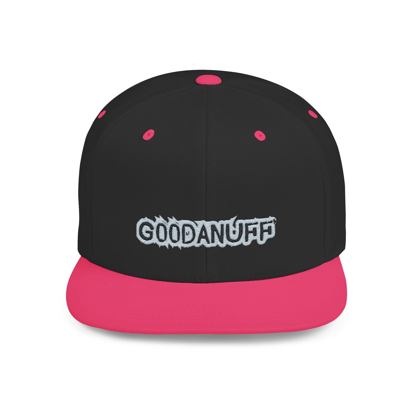 Get it. Got it. GoodaNuff Embroidery Flat Bill Cap