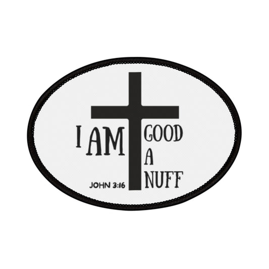 I AM GoodaNuff Iron-on Patch