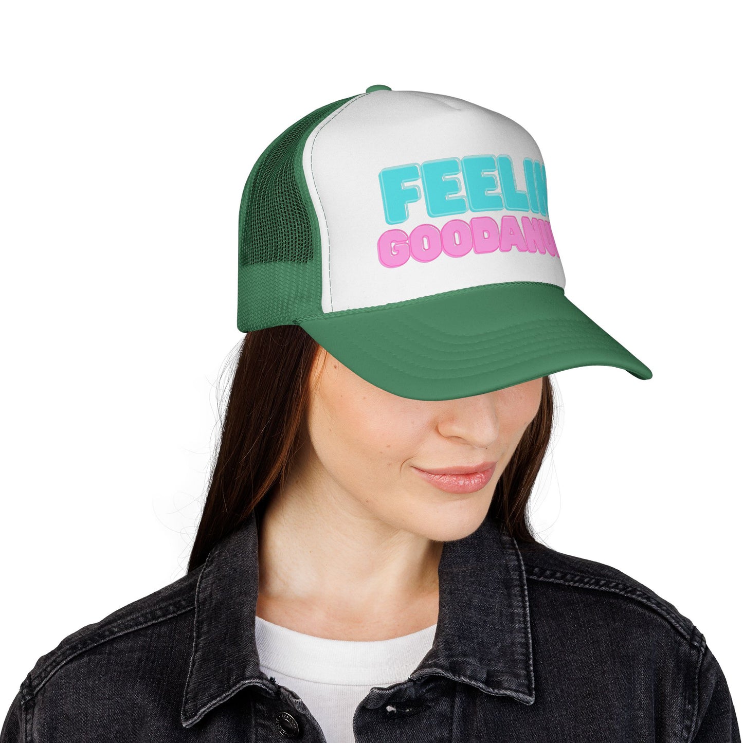 Puff Pink GoodaNuff Trucker Hat