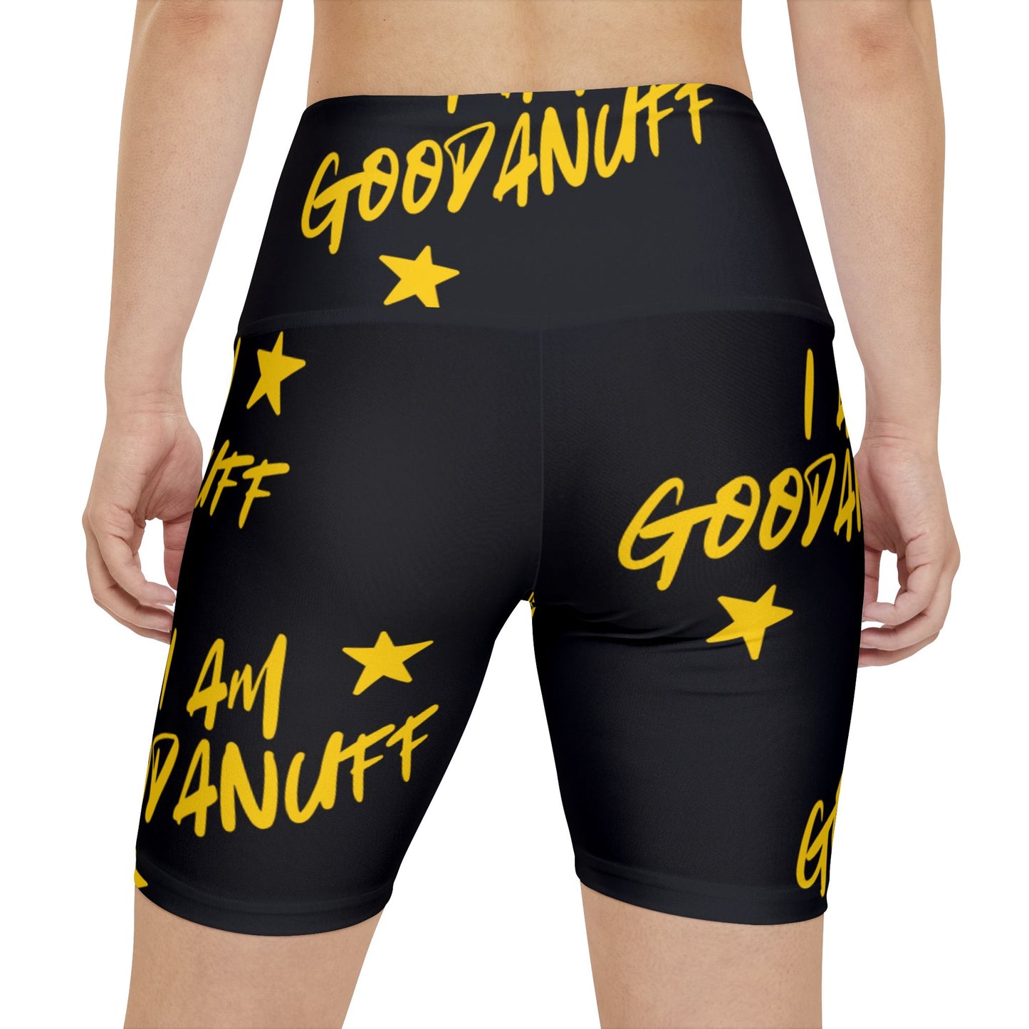 I AM GoodaNuff High Waist Biker Shorts