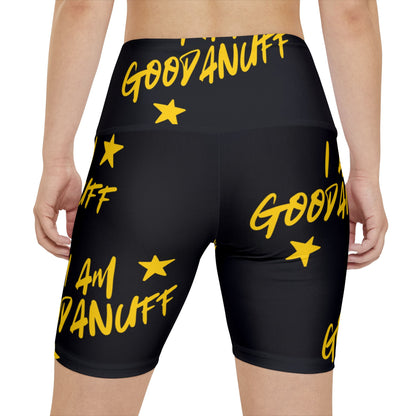 I AM GoodaNuff High Waist Biker Shorts