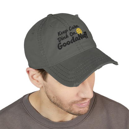 Keep Calm. Dink On. GoodaNuff Embroidery Baseball Cap