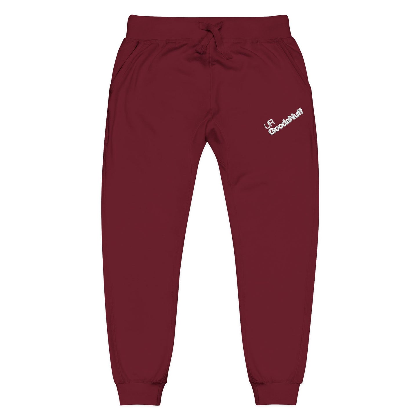 White-UR GoodaNuff Classic Unisex Jogger Sweatpants