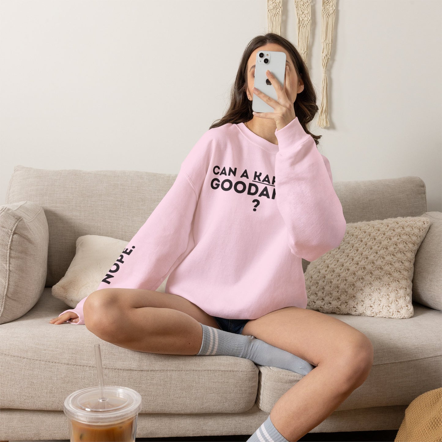 Can a Karen be GoodaNuff? Nope. Unisex Crewneck