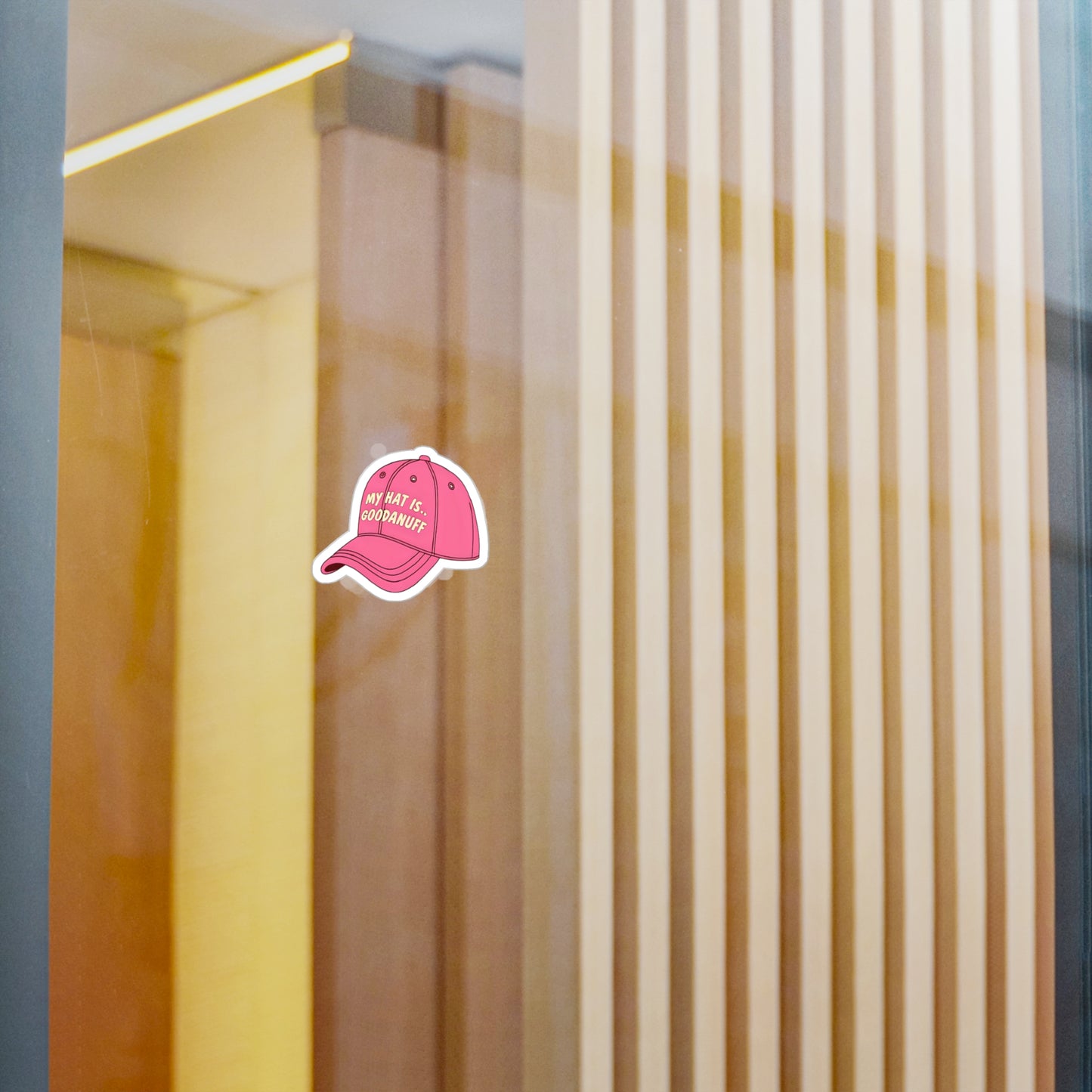 My Hat is GoodaNuff Sticker