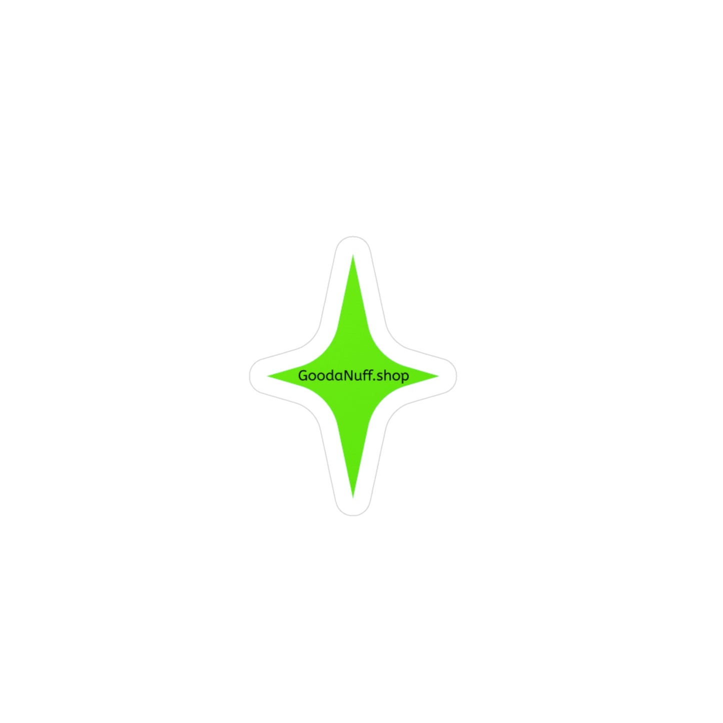 Green Twinkle Star GoodaNuff.shop Mini Sticker