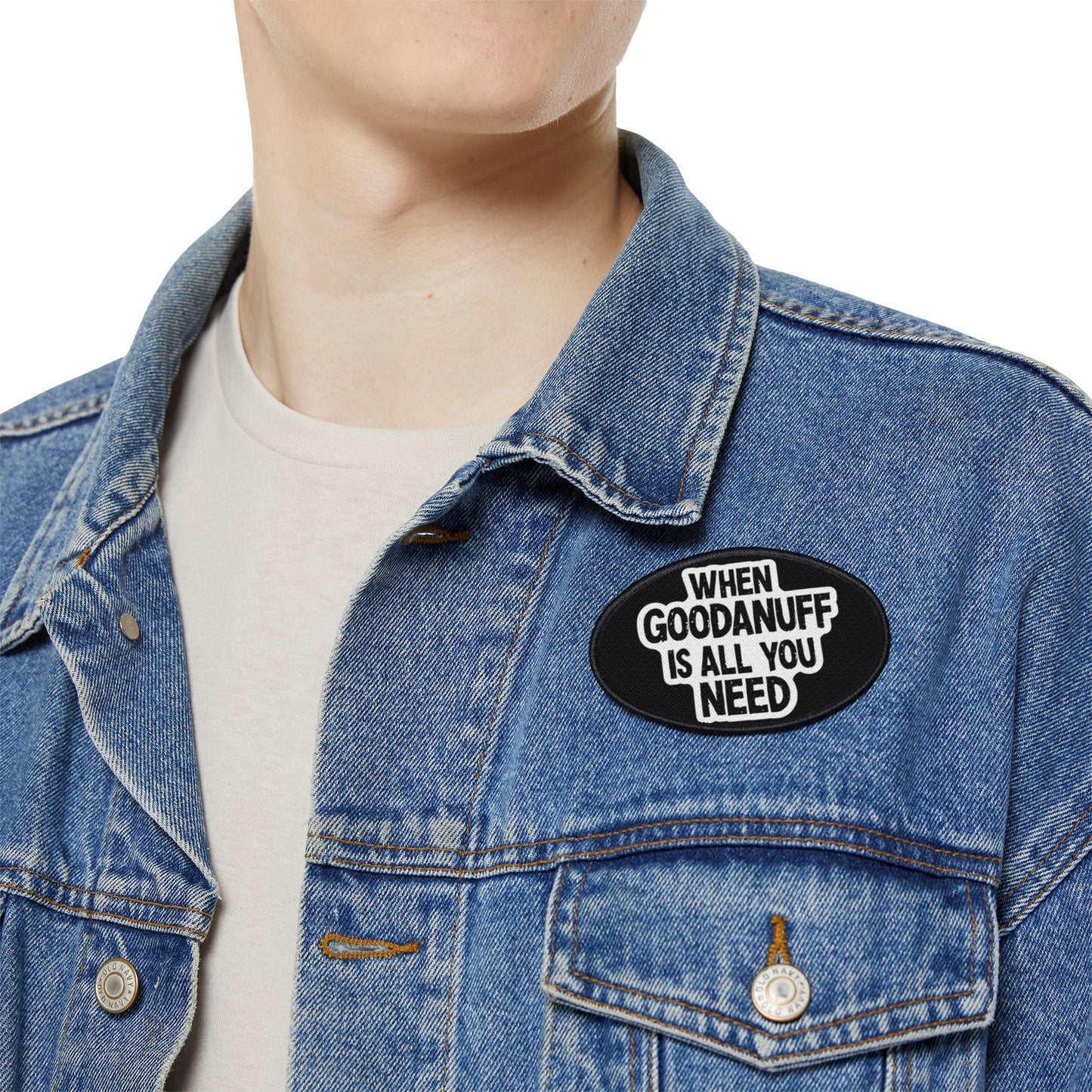 When GoodaNuff is all you Need Iron-on Patch
