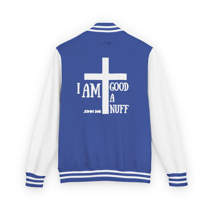 I AM GoodaNuff Unisex Letterman Jacket