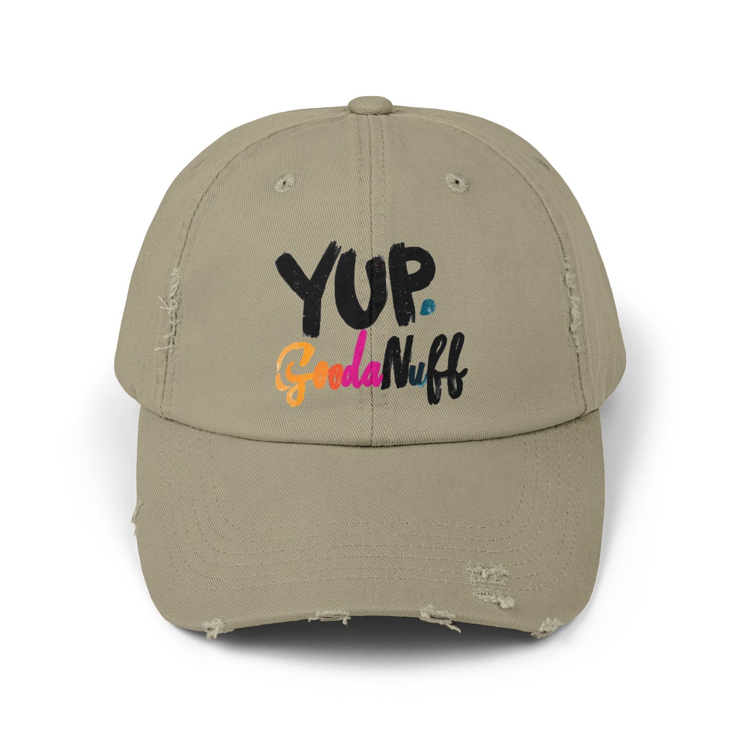 Yup. GoodaNuff Distressed Baseball Cap