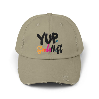 Yup. GoodaNuff Distressed Baseball Cap