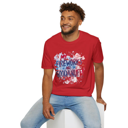 My Fireworks are GoodaNuff Unisex Softstyle T-Shirt