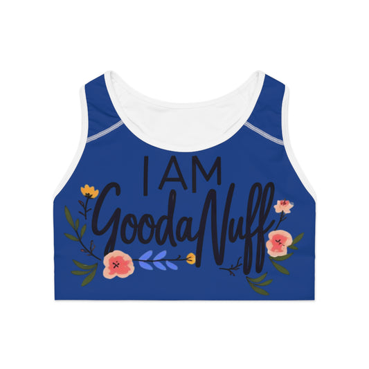 I Am GoodaNuff Sports Bra