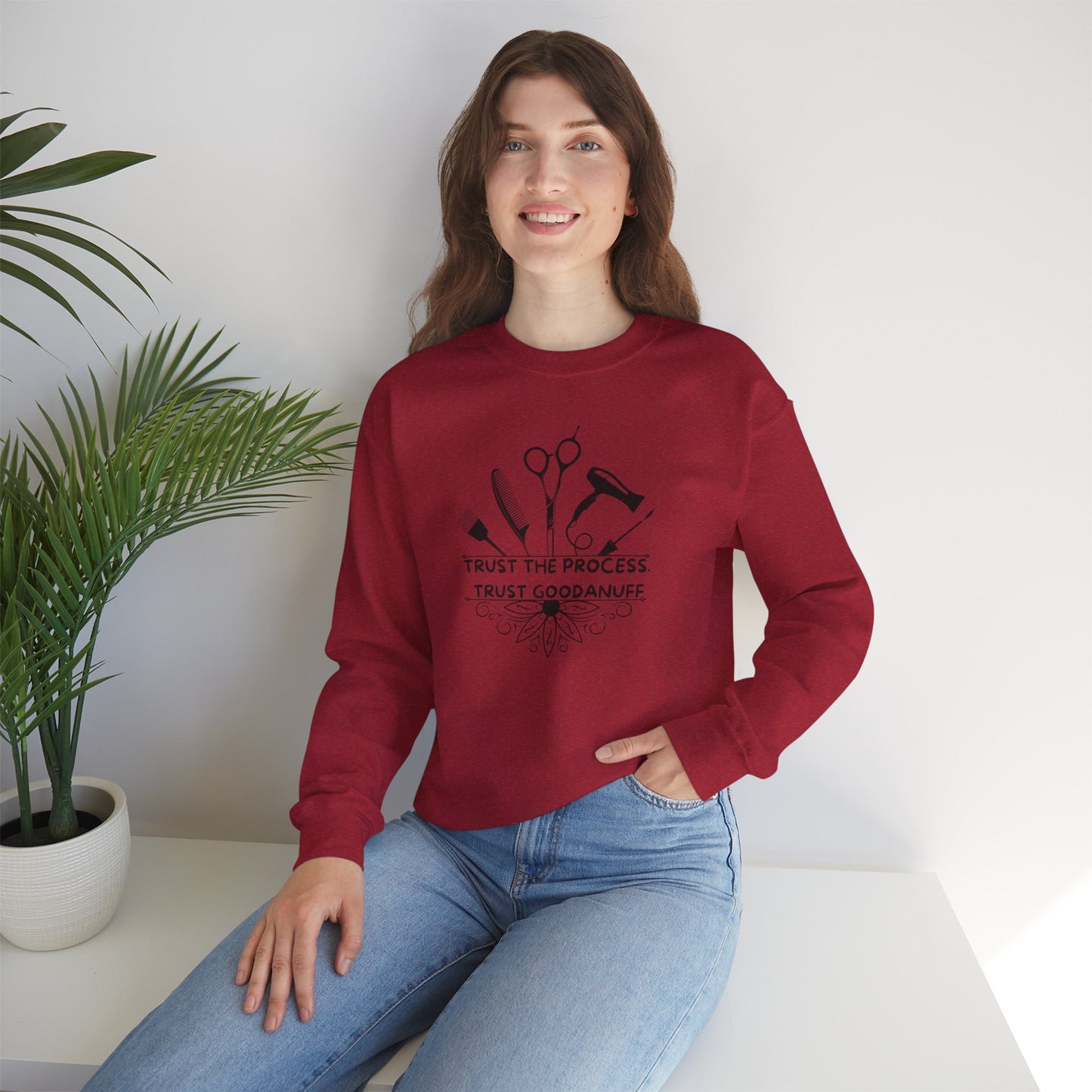 Trust the Process. Trust GoodaNuff Unisex Crewneck