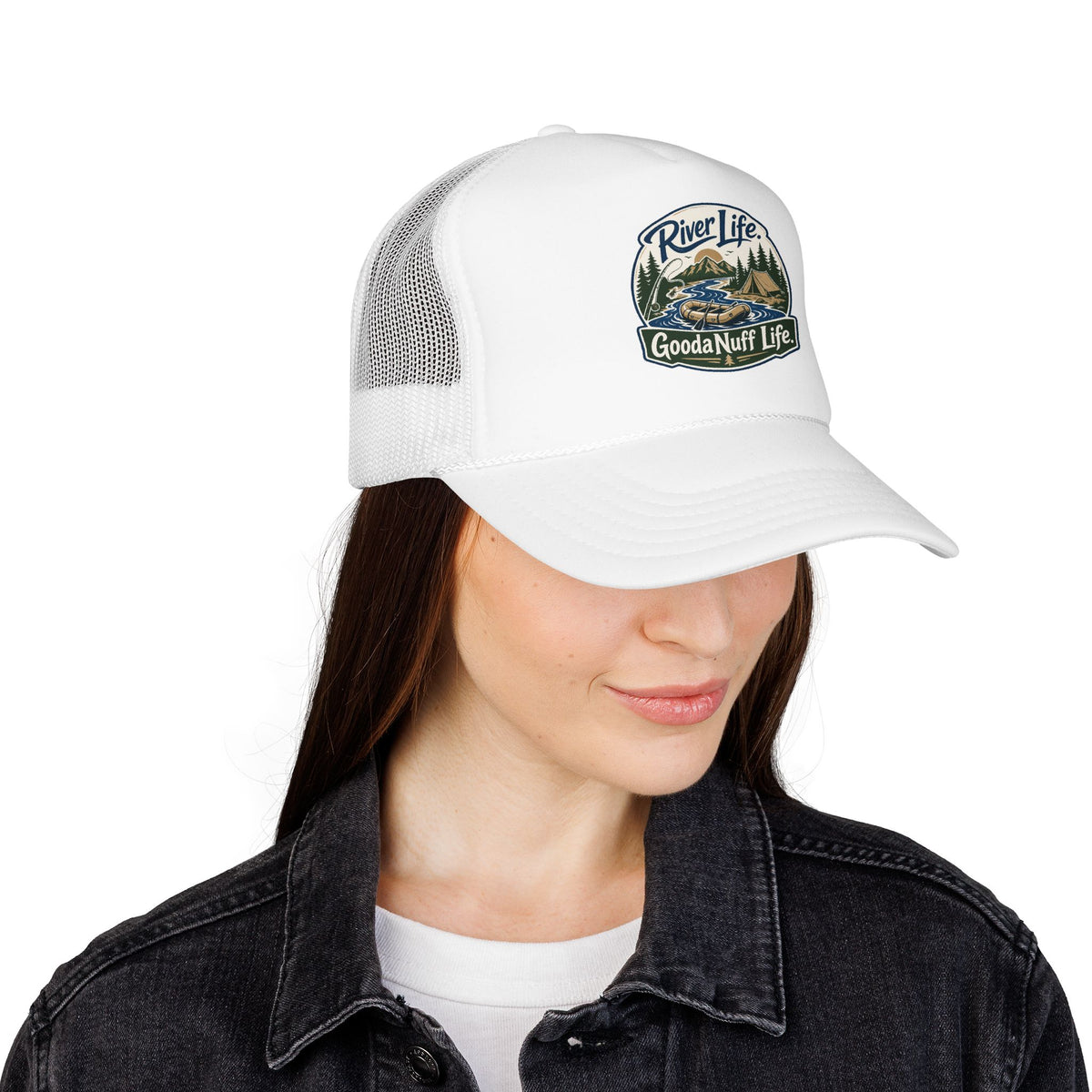 River Life. GoodaNuff Life. Trucker Hat