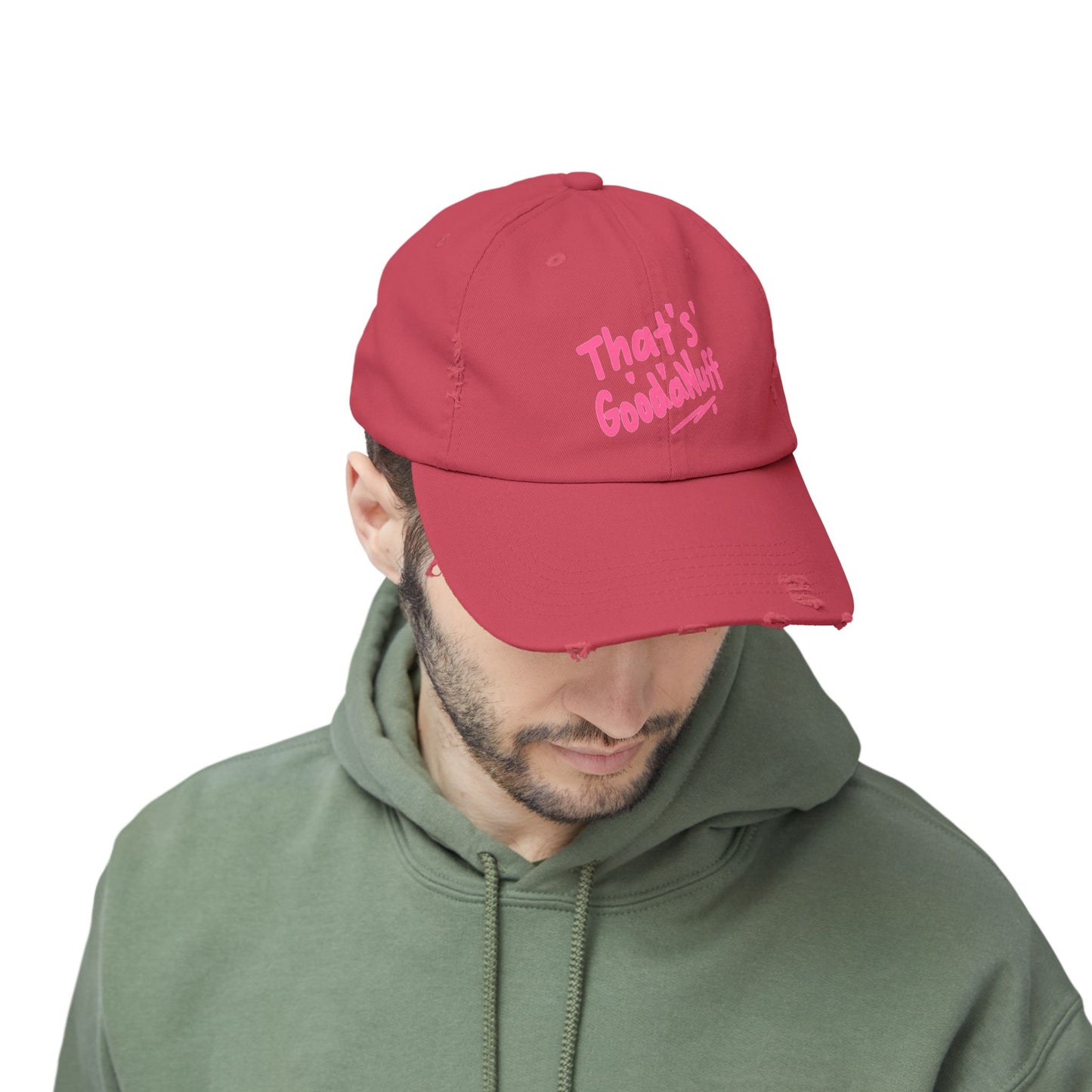 That's GoodaNuff Distressed Baseball Cap