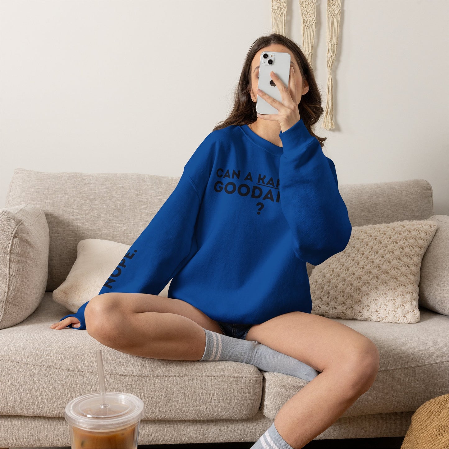 Can a Karen be GoodaNuff? Nope. Unisex Crewneck
