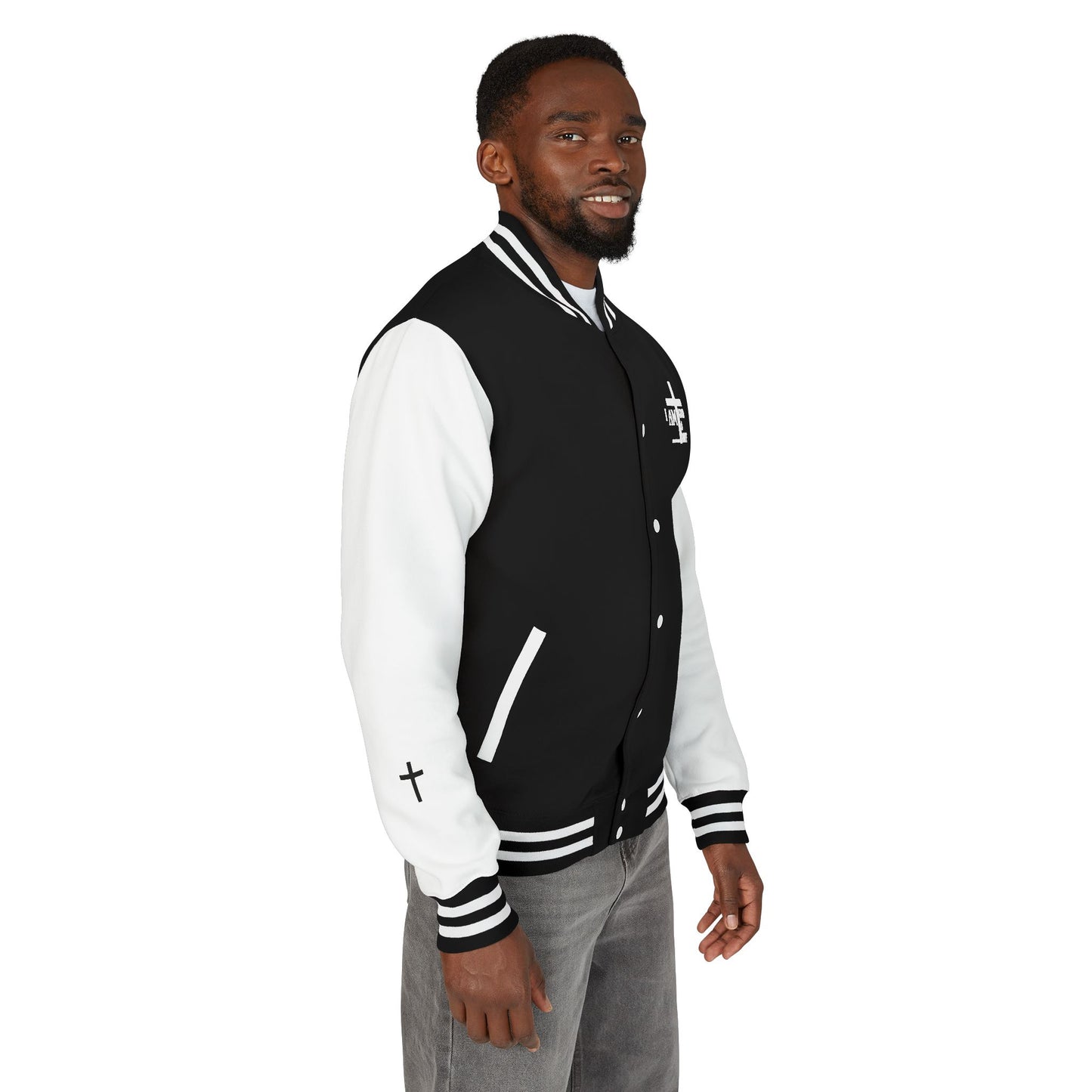 I AM GoodaNuff Unisex Letterman Jacket