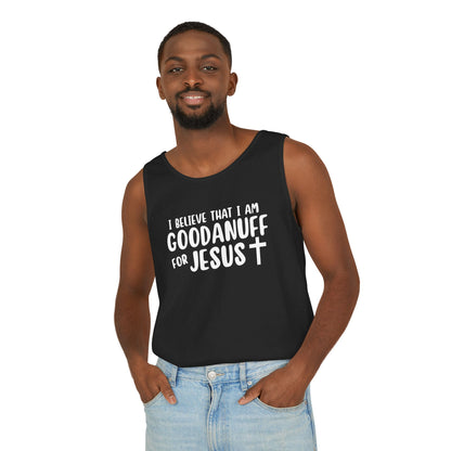 I Believe that I am GoodaNuff for Jesus Men's Lightweight Tank Top