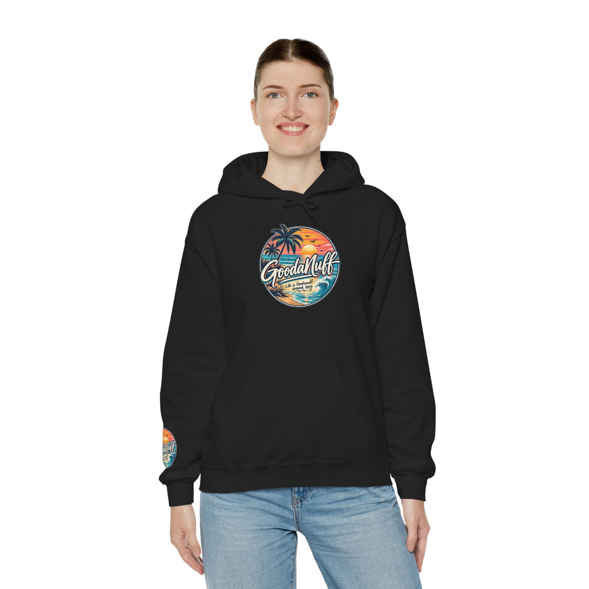 Life is GoodaNuff around here! Unisex Hoodie