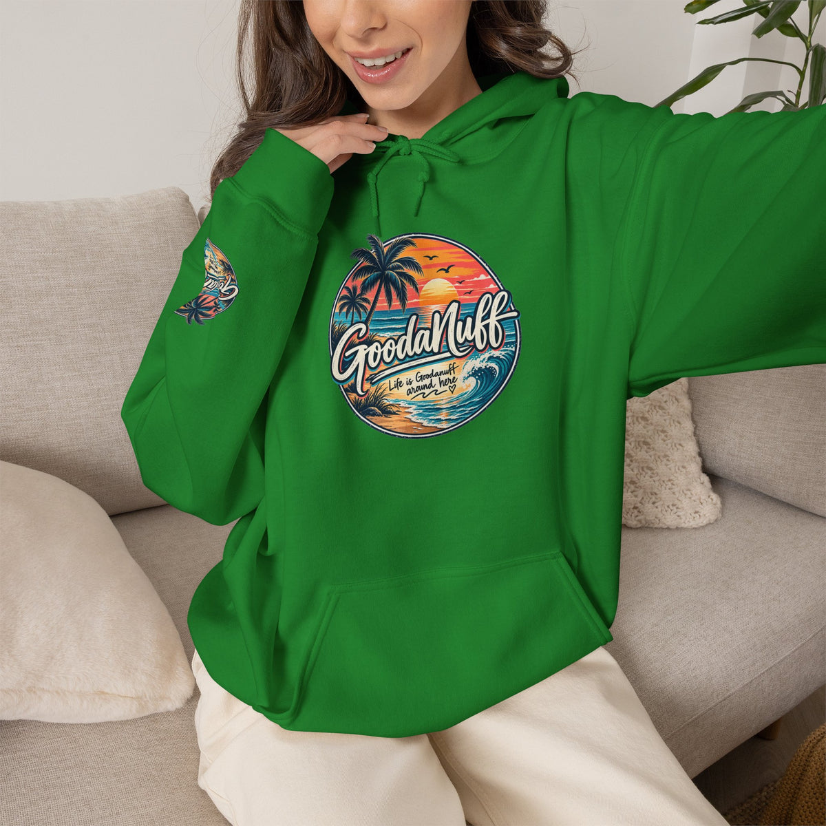 Life is GoodaNuff around here! Unisex Hoodie