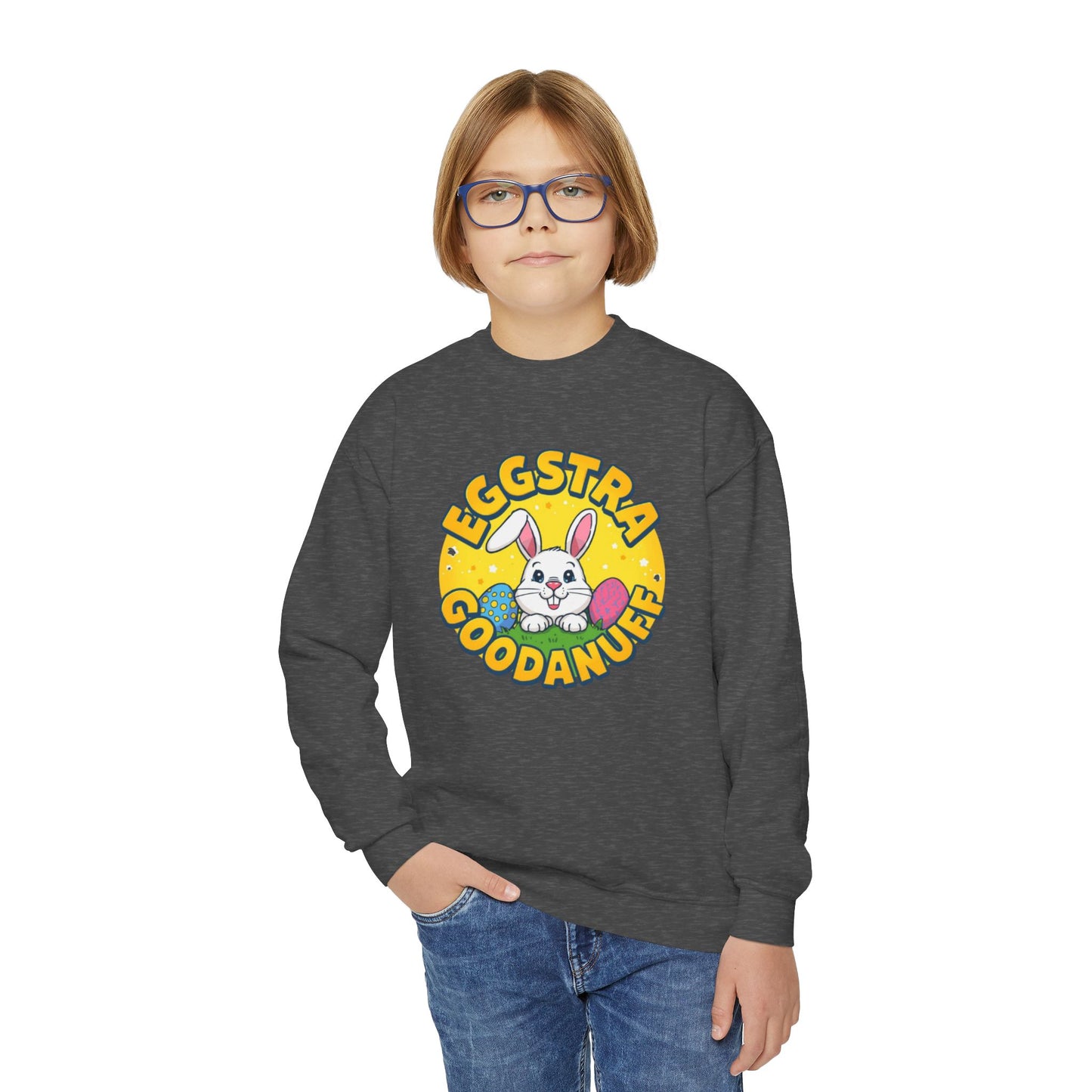 Eggstra GoodaNuff Unisex Youth Crewneck
