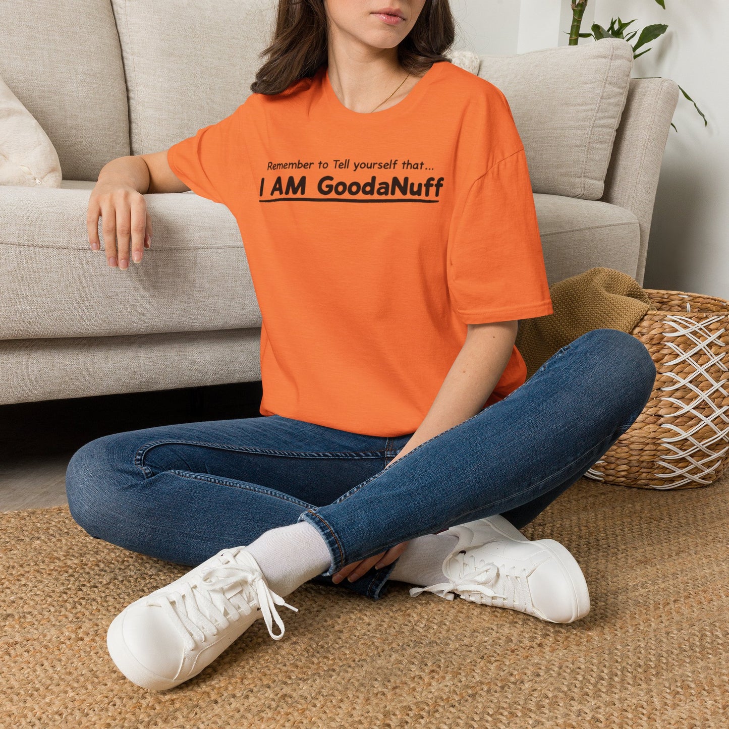 Remember to Tell yourself that...I AM GoodaNuff Unisex Softstyle T-Shirt