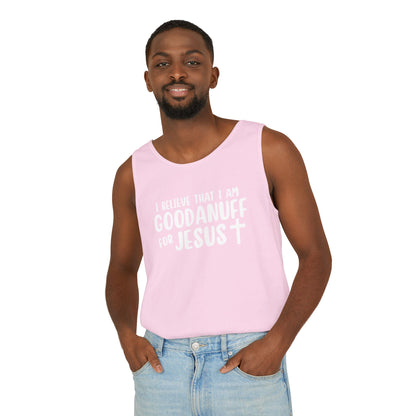 I Believe that I am GoodaNuff for Jesus Men's Lightweight Tank Top