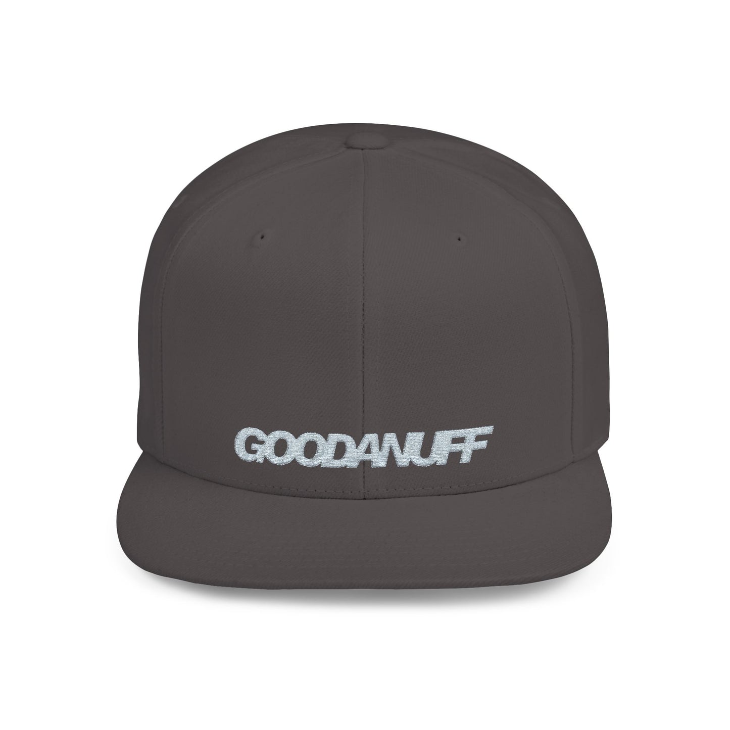 GoodaNuff Embroidery Flat Bill Cap